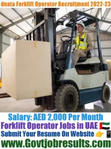 dnata Forklift Operator Recruitment 2022-23