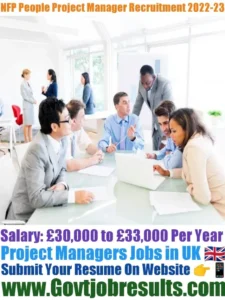 NFP People Project Manager Recruitment 2022-23