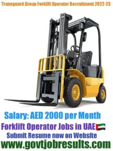 Transguard Group Forklift Operator Recruitment 2022-23