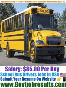 Beulah Academy of Science Middle School Bus Driver Recruitment 2022-23