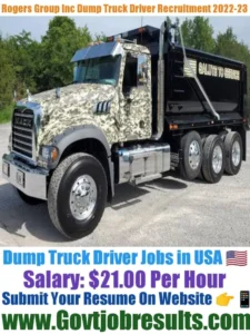 Rogers Group Inc Dump Truck Driver Recruitment 2022-22
