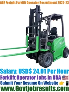 ABF Freight Forklift Operator Recruitment 2022-23
