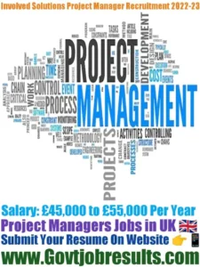 Involved Solutions Project Manager Recruitment 2022-23