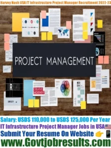 Harvey Nash USA IT Infrastructure Project Manager Recruitment 2022-23