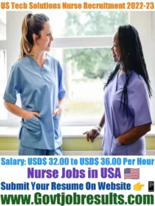 US Tech Solutions Nurse Recruitment 2022-23
