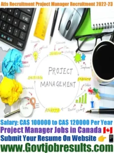 Atis Recruitment Project Manager Recruitment 2022-23