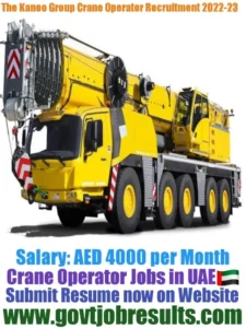 The Kanoo Group Crane Operator Recruitment 2022-23