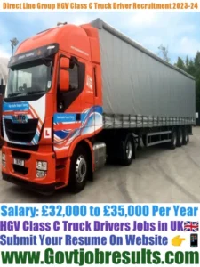 Direct Line Group HGV Class C Truck Driver Recruitment 2023-24