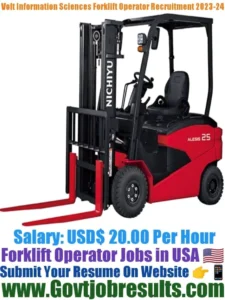 Volt Information Sciences Forklift Operator Recruitment 2023-24