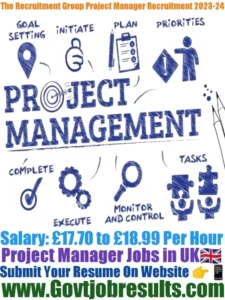 The Recruitment Group Project Manager Recruitment 2023-24