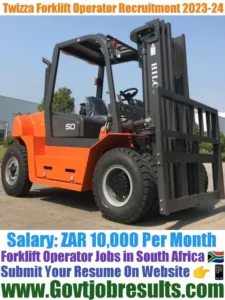 Twizza Forklift Operator Recruitment 2023-24