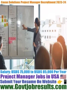 Cavan Solutions Project Manager Recruitment 2023-24