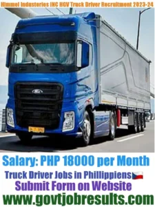 Himmel Industries HGV Truck Driver Recruitment 2023-2024