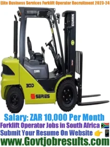 Elite Business Services Company Forklift Operator Recruitment 2023-24
