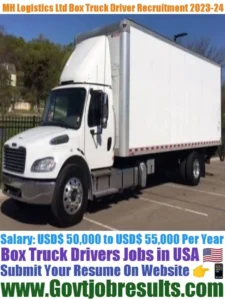 MH Logistics Ltd Box Truck Driver Recruitment 2023-24