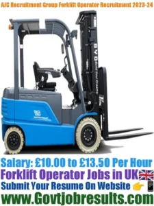 AJC Recruitment Group Forklift Operator Recruitment 2023-24