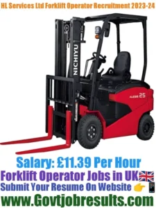 HL Services Ltd Forklift Operator Recruitment 2023-24