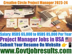 Creative Circle Project Manager 2023-24