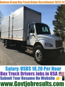 Hudson Group Box Truck Driver Recruitment 2023-24