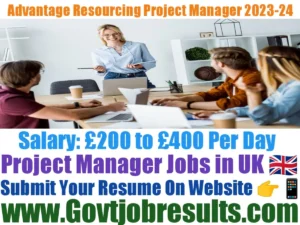 Advantage Resourcing Project Manager 2023-24