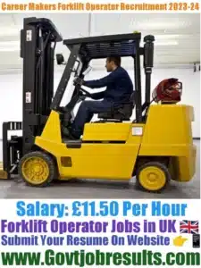 Career Makers Forklift Operator 2023-24