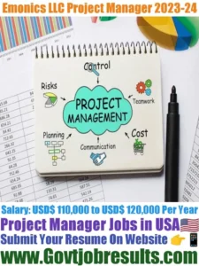 Emonics LLC Project Manager 2023-24
