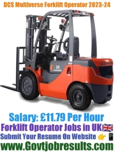 DCS Multiserve Forklift Operator 2023-24