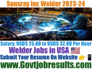 Sonsray Inc Welder 2023-24