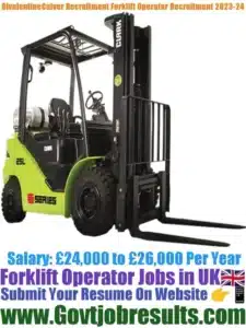 DivalentineCalver Recruitment Forklift Operator Recruitment 2023-24