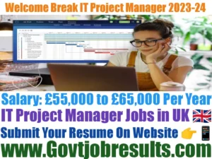 Welcome Break IT Project Manager 2023-24