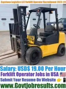 Capstone Logistics LLC Forklift Operator 2023-24