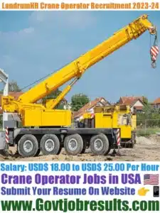LandrumHR Crane Operator Recruitment 2023-24