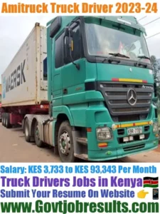 Amitruck Truck Driver Recruitment 2023-24
