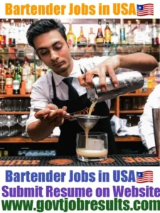Bartender Jobs near me USA 2023-2024
