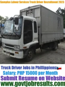 Saveplus Labour Services HGV Truck Driver Recruitment 2023