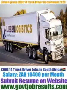 Lieben Group CODE 14 Truck Driver Recruitment 2023