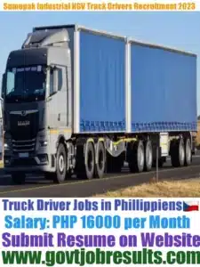 Sumopak Industrial Need Truck Driver 2023