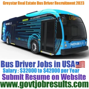 Greystar Real Estate Partners Bus Driver Recruitment 2023