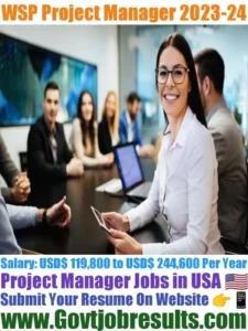 WSP USA Project Manager 2023-24