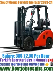 Soucy Group Forklift Operator 2023-24