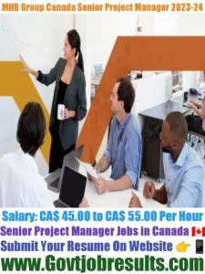 MHB Group Canada Senior Project Manager 2023-24