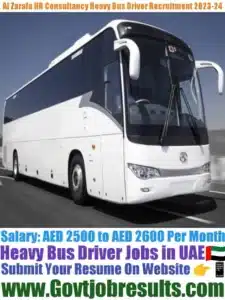 Al Zarafa HR Consultancy Heavy Bus Driver 2023-24