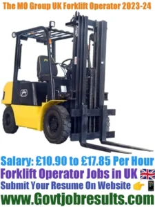 The MO Group UK Forklift Operator 2023-24
