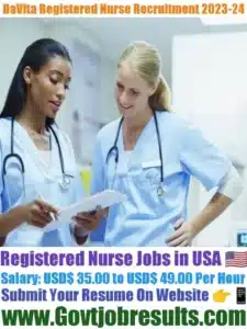 DaVita Registered Nurse Recruitment 2023-24