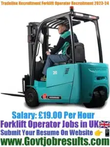 Tradeline Recruitment Forklift Operator Recruitment 2023-24