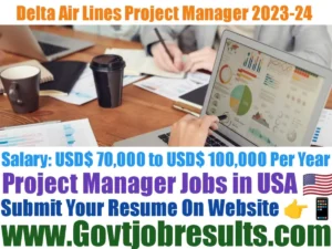 Delta Air Lines Project Manager 2023-24