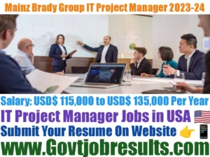 Mainz Brady Group IT Project Manager 2023-24