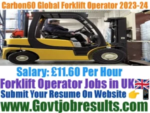 Carbon60 Global Forklift Operator 2023-24