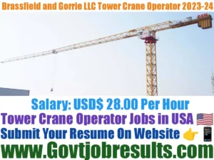 Brasfield and Gorrie LLC Tower Crane Operator 2023-24