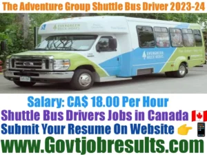 The Adventurer Group Shuttle Bus Driver 2023-24